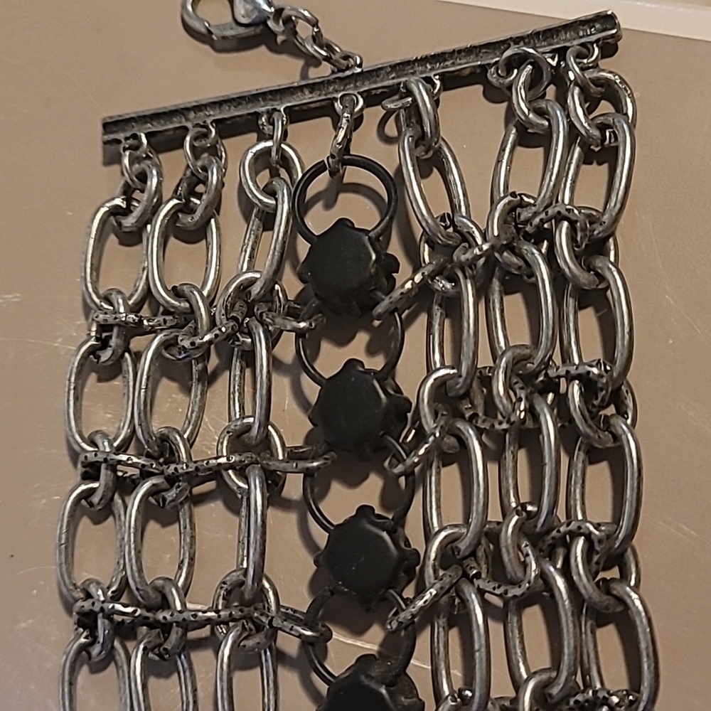 Braided Chain Bracelet Rhinestones - Picture 9 of 13